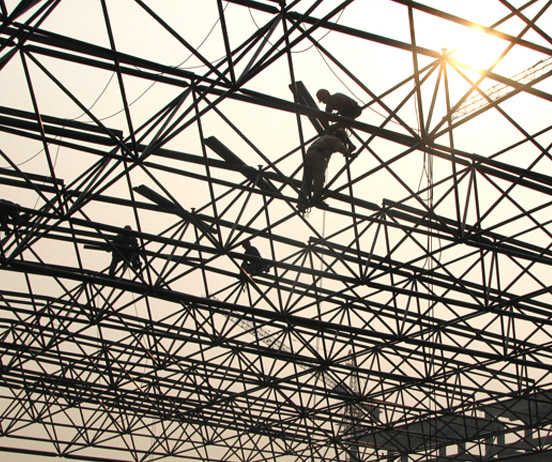 南充厂房网架安装