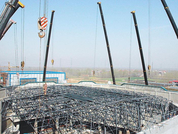 南充网架高空滑移法