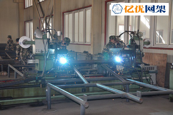 南充螺栓球网架加工车间